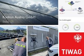 Kontron Austria PV-Plant and Logo Wasserkraftwerke