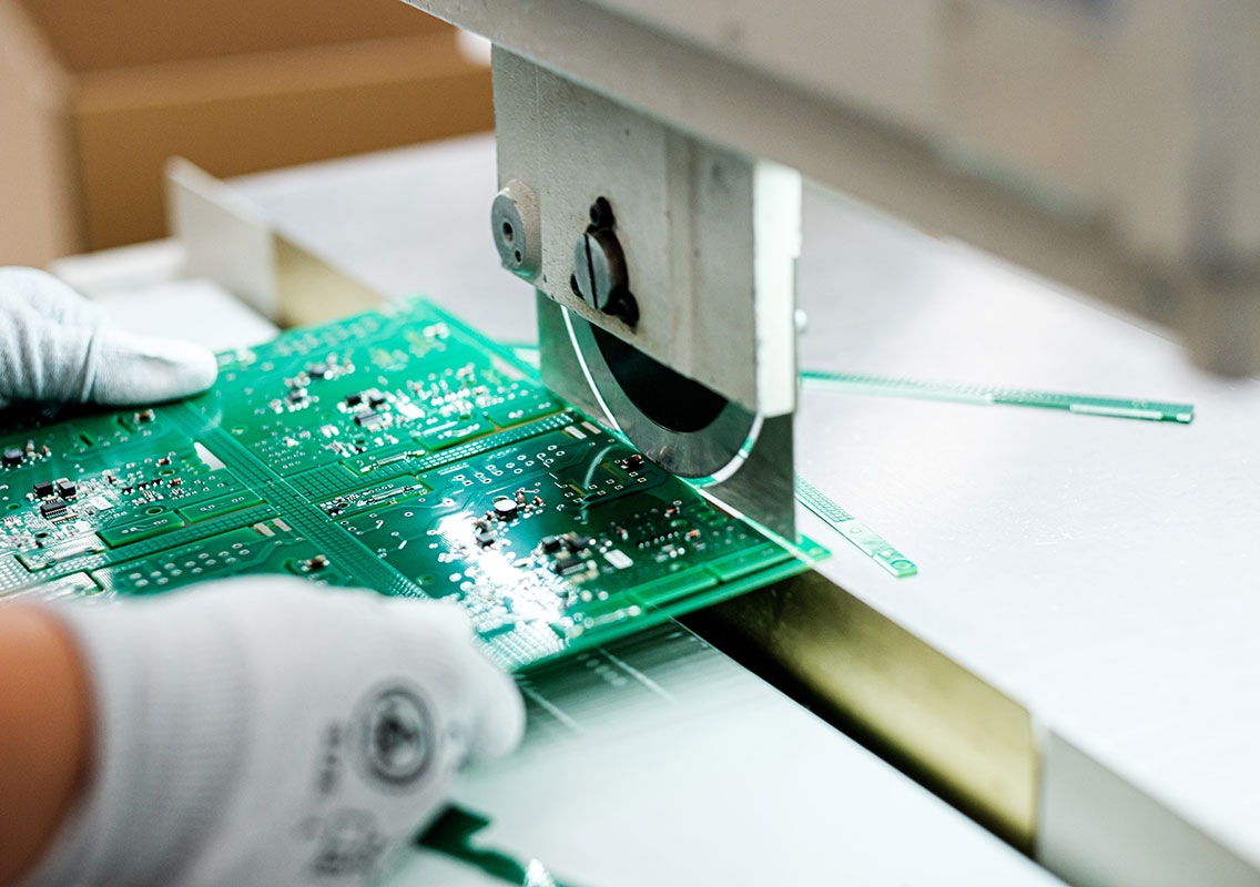 Printed Circuit Boards depaneling Kontron Electronics Hungary Pecs
