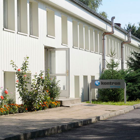 Company building Kontron Electronics Halle