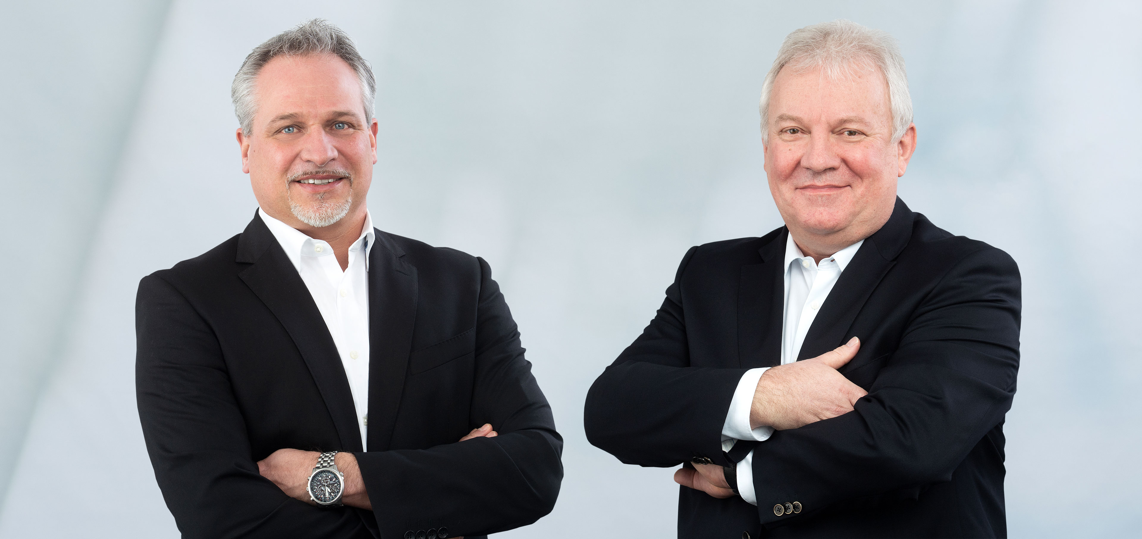 Head of Human Resources and Accounting Ulrich Schweikhardt and Managing Director Holger Wußmann